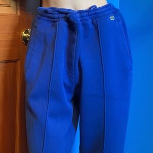 blue lacoste sweat pants